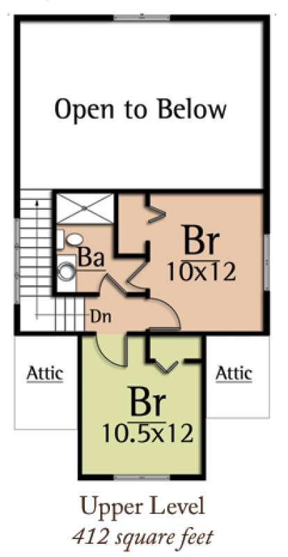 Floorplan 2 for House Plan #8504-00071