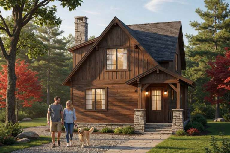 House Plan House Plan #15046 Angled Front Elevation