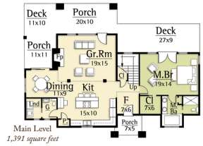 Floorplan 1 for House Plan #8504-00075
