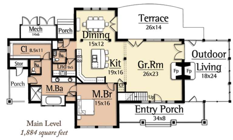House Plan House Plan #15051 Drawing 1