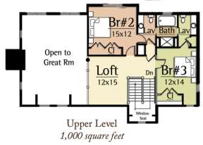 Floorplan 2 for House Plan #8504-00079