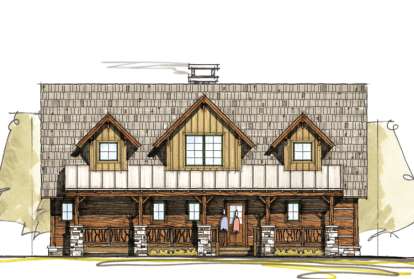Cottage House Plan #8504-00083 Elevation Photo