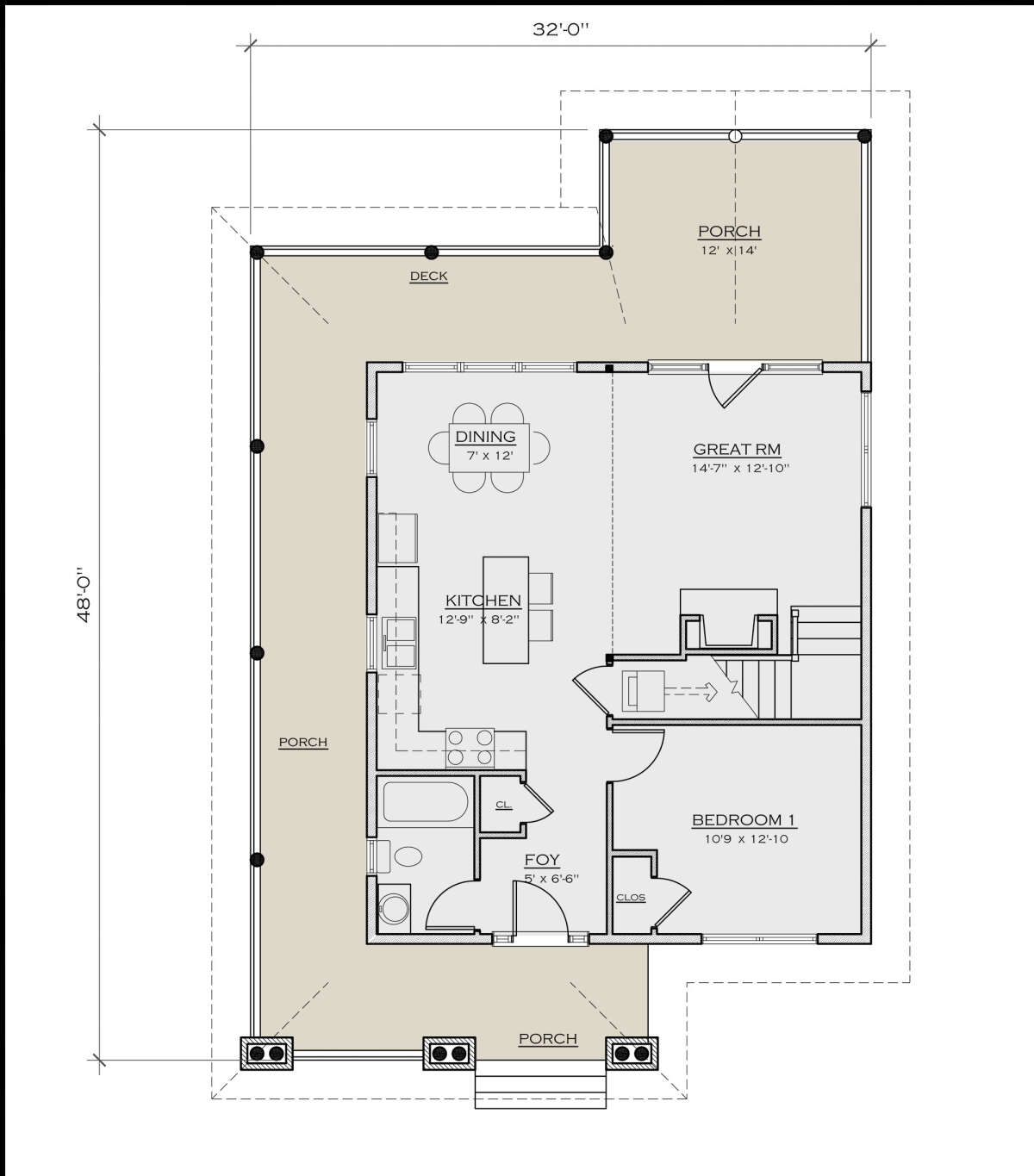 Floorplan 1 for House Plan #8504-00085