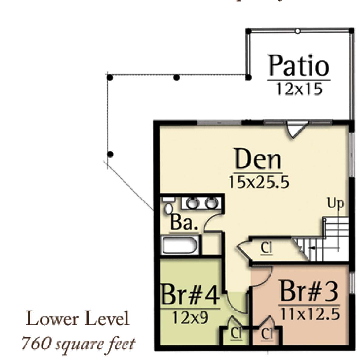 Lower Level for House Plan #8504-00086