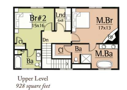 Floorplan 2 for House Plan #8504-00087