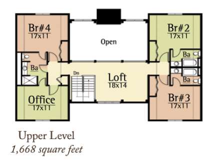 Floorplan 2 for House Plan #8504-00088