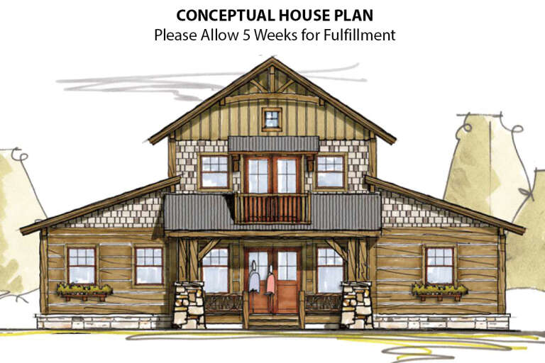 House Plan House Plan #15062 Front Elevation 