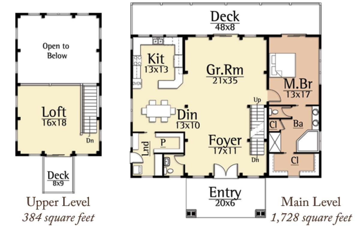 Floorplan 1 for House Plan #8504-00089