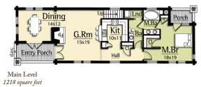 Floorplan 1 for House Plan #8504-00090