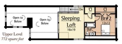 Floorplan 2 for House Plan #8504-00090