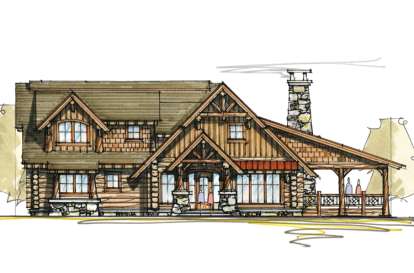 Vacation House Plan #8504-00094 Elevation Photo