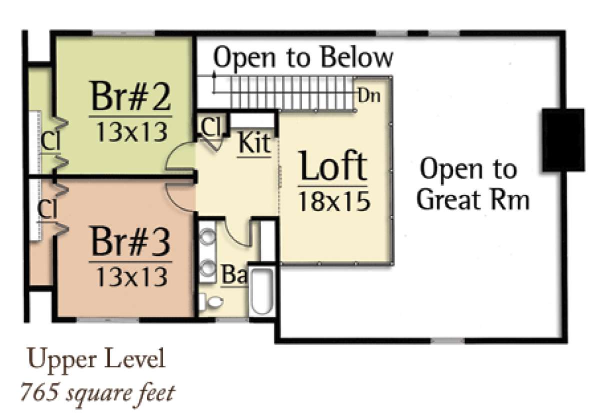Floorplan 2 for House Plan #8504-00094