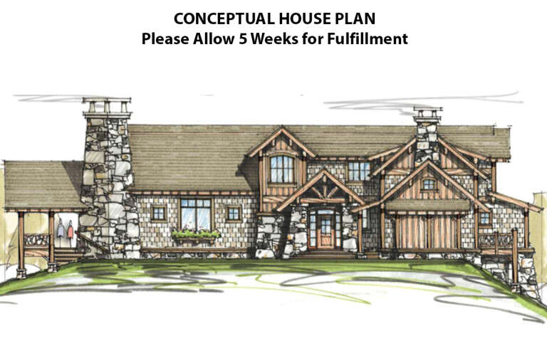House Plan House Plan #15069 Front Elevation 