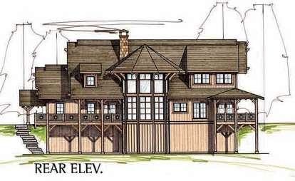 Mountain House Plan #8504-00098 Elevation Photo