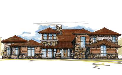 3 Bed, 3 Bath, 4452 Square Foot House Plan - #8504-00100