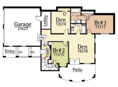 Lower Level for House Plan #8504-00104