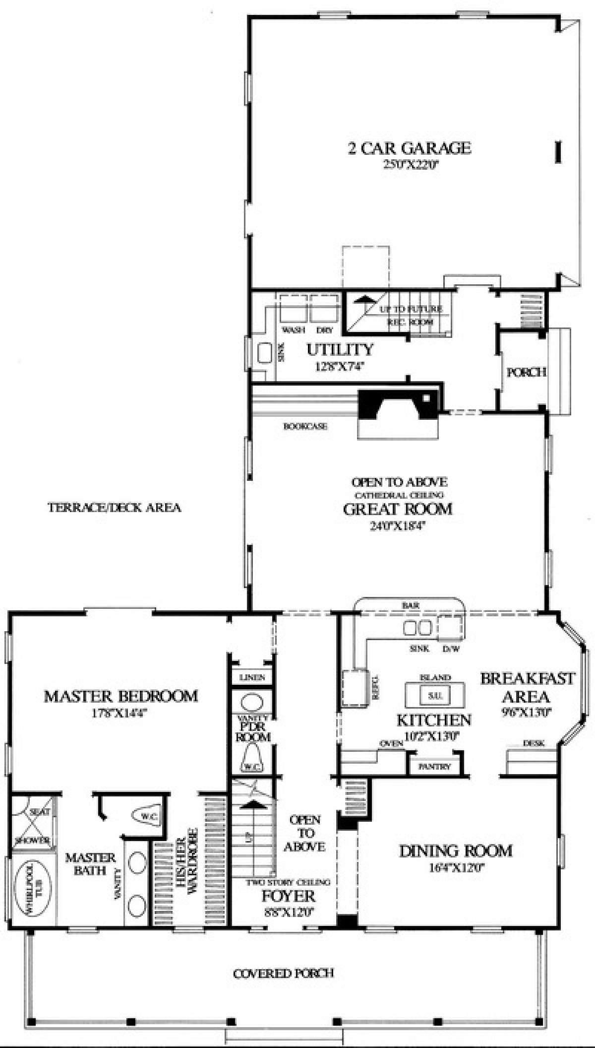 Floorplan 1 for House Plan #7922-00149