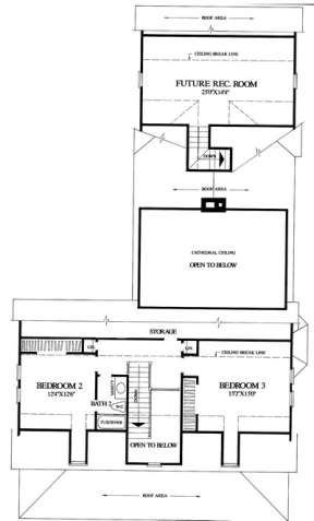 Floorplan 2 for House Plan #7922-00149
