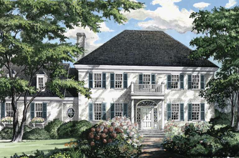 House Plan House Plan #15081 Front Elevation