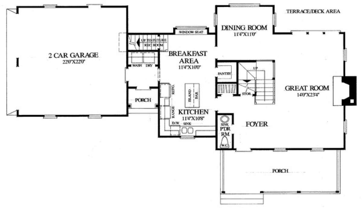 Floorplan 1 for House Plan #7922-00152
