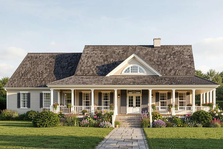 House Plan House Plan #15084 Front Elevation