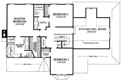 Floorplan 2 for House Plan #7922-00155