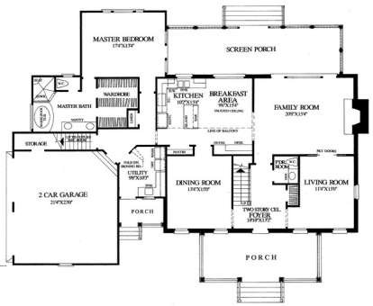 Floorplan 1 for House Plan #7922-00156