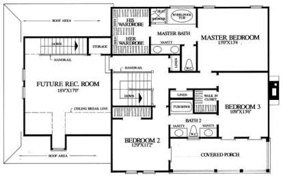Floorplan 2 for House Plan #7922-00157