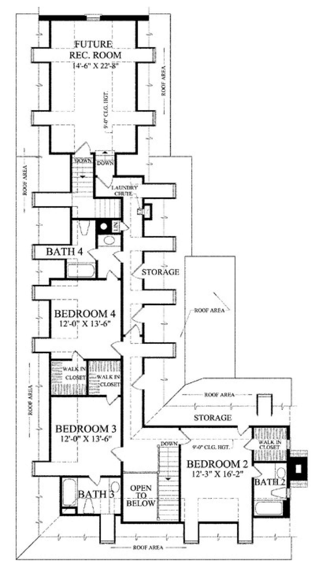 Floorplan 2 for House Plan #7922-00159