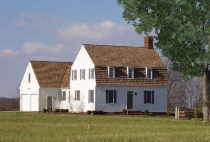Colonial House Plan #7922-00163 Elevation Photo