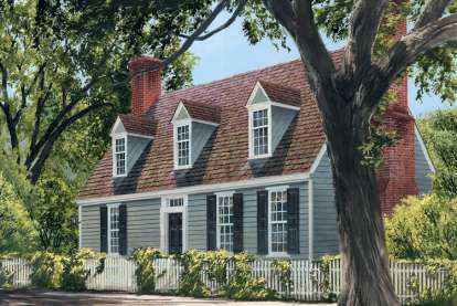 Traditional House Plan #7922-00165 Elevation Photo