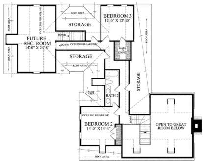 Floorplan 2 for House Plan #7922-00165