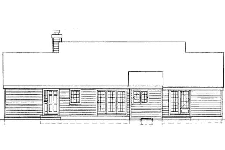 Country House Plan #033-00009 Elevation Photo