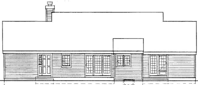Country House Plan #033-00009 Elevation Photo