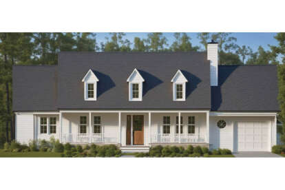 Country House Plan #033-00009 Elevation Photo