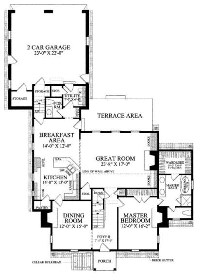 Floorplan 1 for House Plan #7922-00166