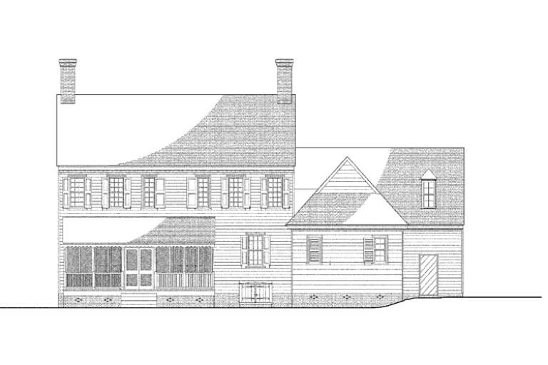 Traditional House Plan #7922-00169 Elevation Photo