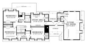 Floorplan 2 for House Plan #7922-00172
