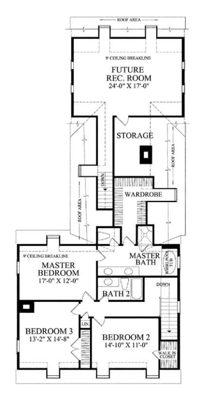 Floorplan 2 for House Plan #7922-00173