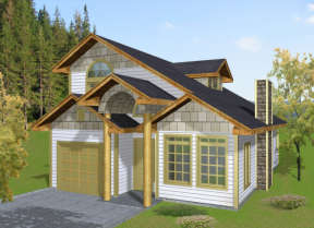 Craftsman House Plan #039-00226 Elevation Photo