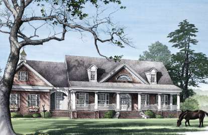 Southern House Plan #7922-00176 Elevation Photo