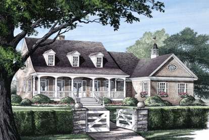 4 Bed, 3 Bath, 3639 Square Foot House Plan - #7922-00177