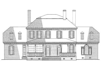 Georgian House Plan #7922-00180 Elevation Photo