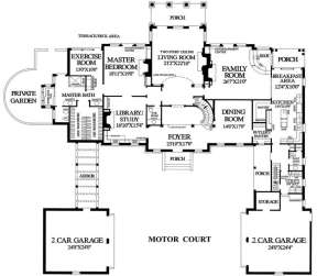 Floorplan 1 for House Plan #7922-00181