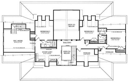 Floorplan 2 for House Plan #7922-00183