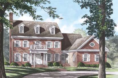 Georgian House Plan #7922-00184 Elevation Photo