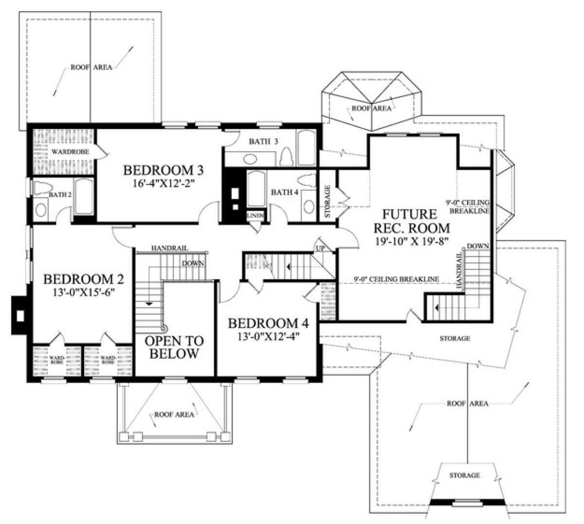 Floorplan 2 for House Plan #7922-00184