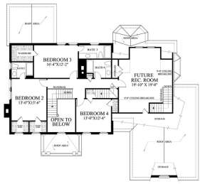 Floorplan 2 for House Plan #7922-00184