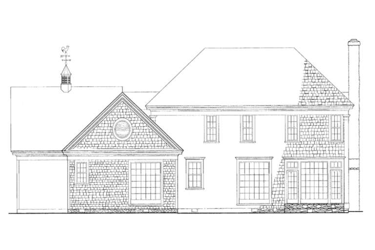Traditional House Plan #7922-00185 Elevation Photo