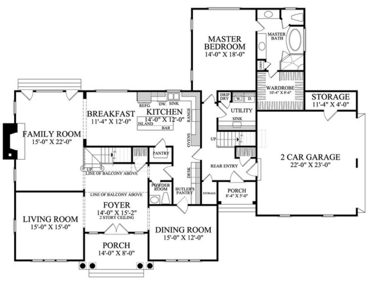 Floorplan 1 for House Plan #7922-00185